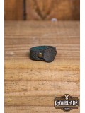 Lugh Leather Ring - Green