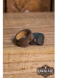 Lugh Leather Ring - Green