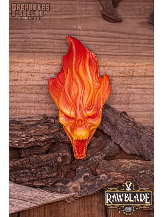 Fire Skull, Red