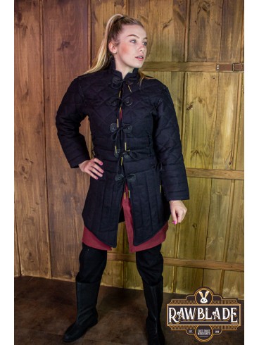 Morgause Gambeson Complete - Black - Rawblade