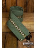 Jeanne fabric belt - Green