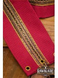 Jeanne fabric belt - Red