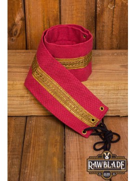 Jeanne fabric belt - Red