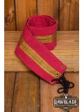 Jeanne fabric belt - Red