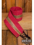 Jeanne fabric belt - Red