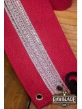 Jeanne fabric belt - Red