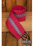 Jeanne fabric belt - Red