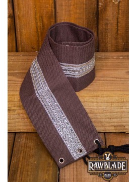 Jeanne fabric belt - Brown