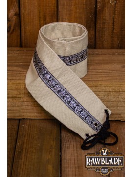 Jeanne fabric belt - White