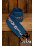 Jeanne fabric belt - Blue