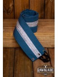 Jeanne fabric belt - Blue