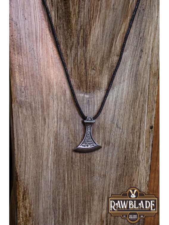 Viking Axe Pendant - Silver