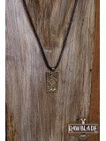 Viking Warrior Pendant - Gold