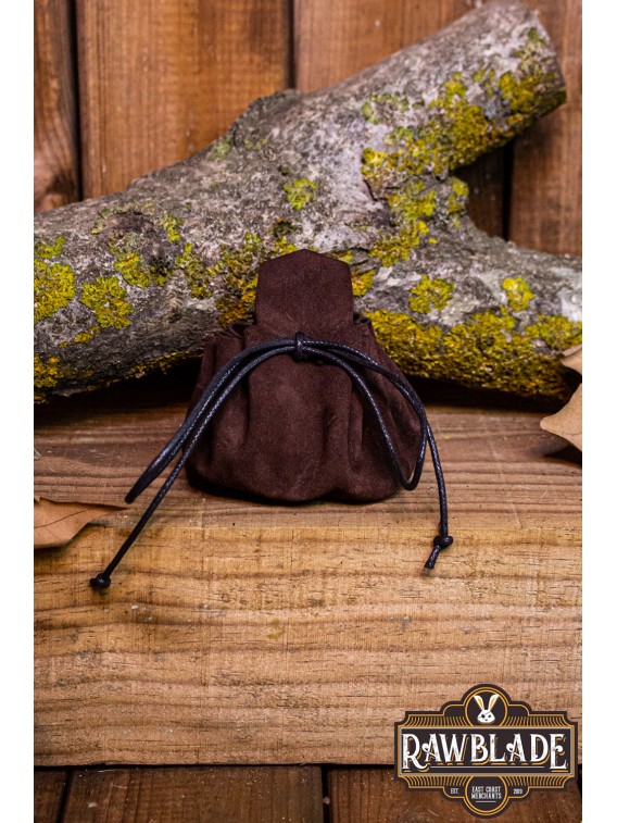 Traveler's  Coin Bag Brown