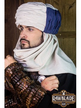 Vaishir Turban - White and Blue