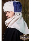 Vaishir Turban White and Blue