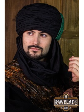 Vaishir Turban Black and Green