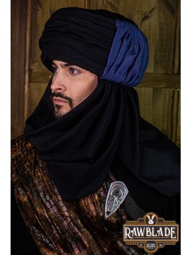 Vaishir Turban - Black and Blue