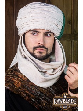 Vaishir turban White and Green