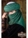 AzraqTurban White and Green