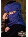 Azraq Turban Black and Blue