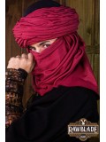 Azraq Turban Black and Red