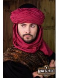 Azraq Turban Black and Red