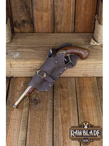 Jack Rackham Pistol Holder Deluxe  Brown Left