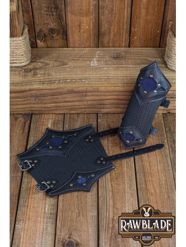 Beljant Bracer Black and Deep Blue