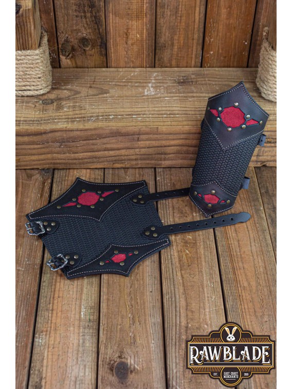 Beljant Bracer Black and Red Blood