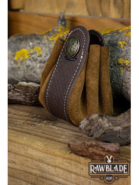 Wanderer Pouch Big - Brown Splitleather