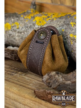 Wanderer Pouch Small - Brown Splitleather