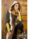 Arylith Archer Cotton Tunic - Brown/Beige