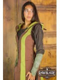 Arylith Archer Cotton Tunic - Brown/Green