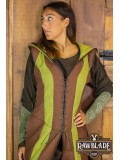 Arylith Archer Cotton Tunic - Brown/Green