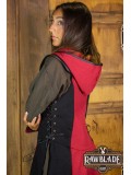 Arylith Archer Cotton Tunic - Black/Red