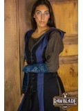 Arylith Archer Cotton Tunic - Black/Blue