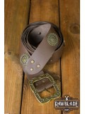 Noble Belt With Ornaments - Brown