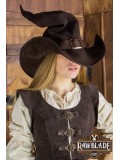 Wikka the Witch Hat Split Leather - Brown