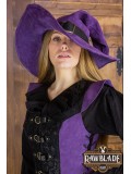 Wikka the Witch Hat Split Leather - Purple