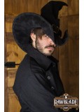 Wikka the Witch Hat Split Leather- Black