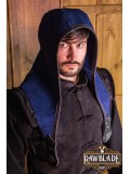 Akku splitleather hood, Blue