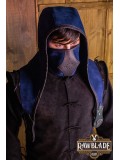 Akku splitleather hood, Blue