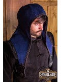 Akku splitleather hood, Blue