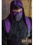 Akku splitleather hood - Purple