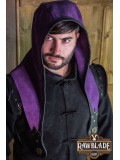 Akku splitleather hood, Purple