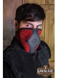 Akku splitleather hood, Red