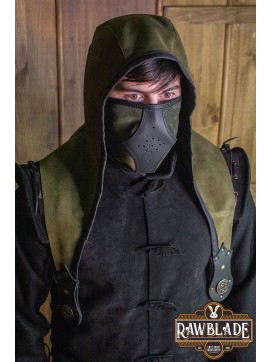 Akku splitleather hood - Green