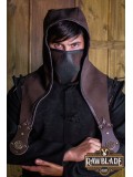 Akku splitleather hood - Brown