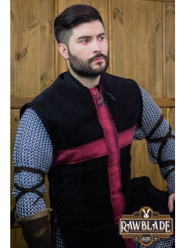 Crussader Knight Tabard - Black/Red